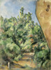 The Red Rock  Poster Print by Paul C√©zanne
