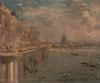 Somerset House Terrace from Waterloo Bridge  Poster Print by John Constable