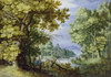 Forest Landscape with Flight into Egypt  Poster Print by Jan Brueghel the Younger