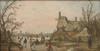Winter Scene at a Farm  Poster Print by Jan van Goyen