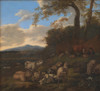 The Flock of Sheep  Poster Print by Jacob van der Does