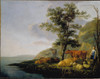 Cattle near a River Poster Print by Aelbert Cuyp
