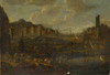 Seaport II Poster Print by Adriaen Frans Boudewijns
