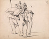 An Elephant Poster Print by George Chinnery