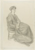 Mrs. William Morris Seated in Chair  Poster Print by Dante Gabriel Rossetti