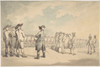 The Review  Poster Print by Thomas Rowlandson