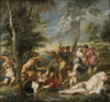 The Andrians Poster Print by Peter Paul Rubens