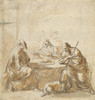 Supper at Emmaus Poster Print by Leonaert Bramer