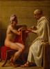 Socrates And Alcibiades  Poster Print by Christoffer Wilhelm Eckersberg