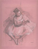 Seated Dancer  Poster Print by Edgar Degas