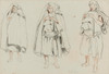 Three Figures Poster Print by Eug‚îú¬øne Delacroix