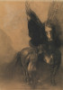 Pegasus and Bellerophon Poster Print by Odilon Redon
