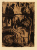 Elderly Woman on a Bench  Poster Print by Edvard Munch