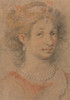 Head of a Woman  Poster Print by Anonymous