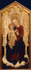 The Virgin and Child Enthroned  Poster Print by Cristoforo Moretti