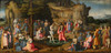 The baptism of christ  Poster Print by Bacchiacca