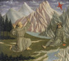 Saint Francis Receiving the Stigmata  Poster Print by Domenico Veneziano