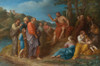 St. John The Baptist Preaching  Poster Print by Roman School