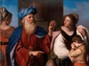 Abraham Casting out Hagar and Ishmael  Poster Print by Guercino