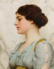 A Roman beauty Poster Print by John William Godward