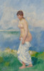 Standing Bather  Poster Print by Pierre-Auguste Renoir