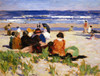 On the Beach, Ogunquit, Maine  Poster Print by Edward Henry Potthast