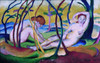 Nudes under Trees  Poster Print by Franz Marc