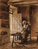 Vieille couturi‚îú¬øre  Poster Print by L‚îú‚åêon Augustin Lhermitte