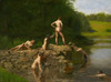Swimming  Poster Print by Thomas Eakins