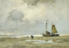 Beached Boat Poster Print