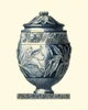Blue Porcelain Urn IV Poster Print - Studio Vision