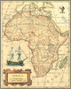 Africa Map Poster Print - Studio Vision
