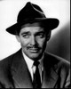 Clark Gable Headshot In Suit, Tie And Hat Black And White Photo Print