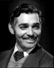 Clark Gable Headshot In Costume For Gone With The Wind Black And White Photo Print