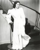 Loretta Young Old Long White Dress Photo Print