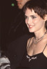 Winona Ryder Close Up In Black Spaghetti Strap Dress Photo Print - Item # CPA3499