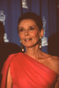 Audrey Hepburn Close Up One Shoulder Pink Gown Photo Print - Item # CPA1672