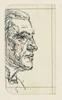 Mansportret, in profiel naar rechts  Poster Print by Jan Veth