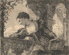 Woman Looking out of Window  Poster Print by James Clarke Hook