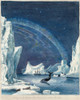 Icebergs and Aurora Borealis in the Arctic Regions Poster Print by Charles Hamilton Smith