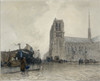 Notre-Dame vue du Pont au Double  Poster Print by Frank Myers Boggs
