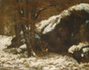 The Deer  Poster Print by Gustave Courbet