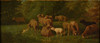 Moutons  Poster Print by Charles Emile Jacque