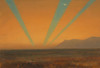 Landscape with Sunset  Poster Print by Frederic Edwin Church