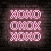 XOXO Pink Poster Print - Martina Pavlova
