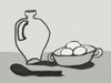 Jar and eggs Poster Print - Dean Little