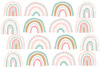 Rainbows_White Poster Print - Sue Skellern