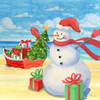 Snowman Beach II Poster Print - Paul Brent