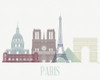 Paris Skyline Poster Print - Funky Fab