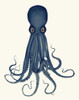 Octopus 8, Blue Poster Print - Funky Fab